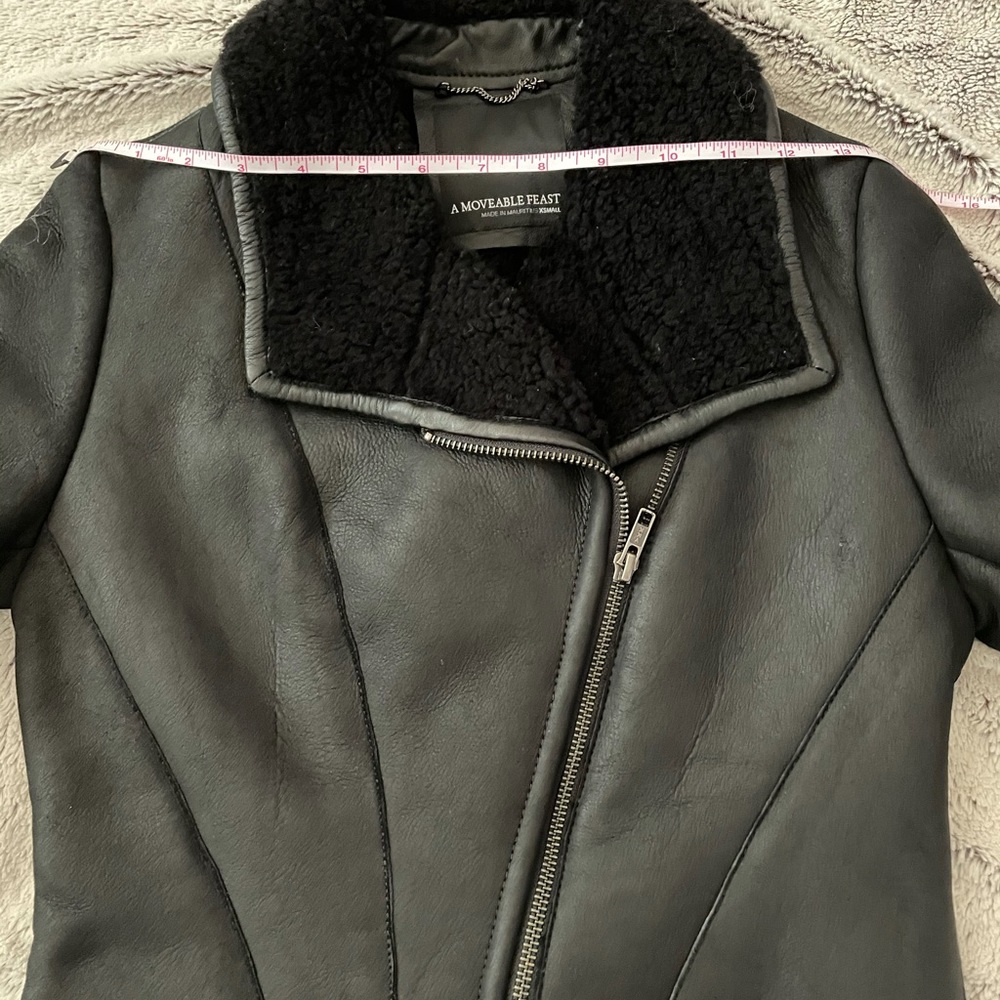 Gorgeous sheep leather shearling jacket - Picture 14 of 16